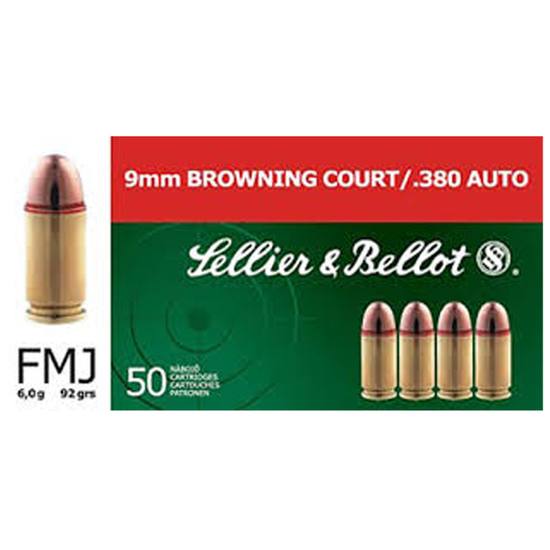 SB 380ACP 92GR FMJ 50/20 - Ammunition